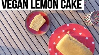 VEGAN LEMON CAKE  RECIPE [upl. by Cathee263]