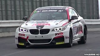 BMW M235i Racing Exhaust Sound at the Nürburgring [upl. by Lipcombe]