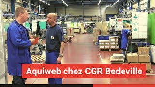 Aquiweb chez CGR Bedeville  Logiciel Suivi de production MES TRS édité par Astrée Software [upl. by Lebbie123]