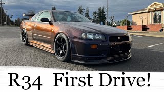 Finally drive my MP3 R34 GTTR [upl. by Nivled]