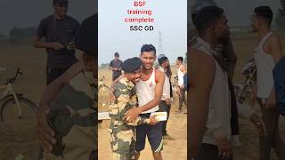 BSF training complete bsf sscgd ssc traning hardwork reels army shortvideo [upl. by Danzig165]