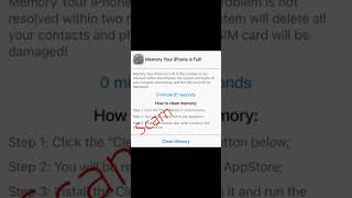 iPhone Memory is full Cleaner app Scam [upl. by Remde]