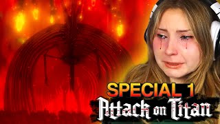 My heart cant take much more  Attack on Titan Special 1 Reaction [upl. by Esdras164]