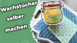 Bienenwachstücher selber machen SchrittfürSchritt Anleitung [upl. by Alarise]