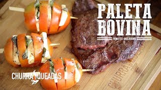 Paleta Bovina e Tomate Recheado I Churrasqueadas [upl. by Airoled]