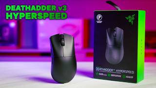 Razer Deathadder V3 Hyperspeed  Unboxing and First Impressions [upl. by Emoryt]