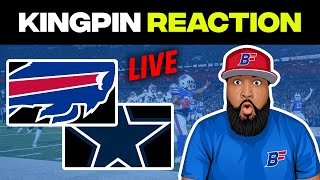 Dallas Cowboys got BUFFALOED 🦬 🥊 LIVE FAN REACTION  LET JAMES COOK [upl. by Gnaw]