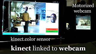 My Little Robot Kinect Control of Servo Motors via Visual Basic 2010 [upl. by Higinbotham445]