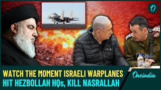 IDF Jet Pilots Audio Who Killed Nasrallah Out Video Show Him Hailing Death as Jets Obliterate HQ [upl. by Assela]