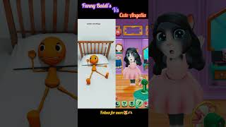 Who will pravail Baldis vs Angela2 🤣😅👌 music baldi talkinangela meme animation shorts [upl. by Divadnhoj]