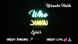 Who  Jimin Song Lyrics [upl. by Casady]