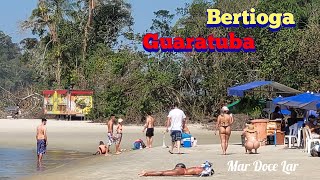 Bertioga Praia de Guaratuba  Vocês precisam muito conhecer bertioga 4K [upl. by Mohn]