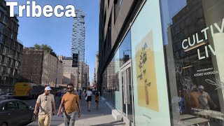 Tribeca New York City Walking Tour Summer of 2024 [upl. by Jehoash401]