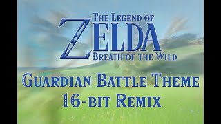 Zelda BotW  Guardian Battle 16bit SNES Remix [upl. by Yadrahc]