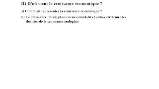 Sources de la croissance  croissance endogènemp4 [upl. by Beghtol]