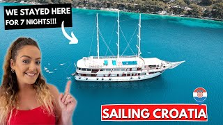 THIS is our Sailboat One Week Sailing Croatia Full Boat Tour Day 1 Split  Makarska [upl. by Masterson]