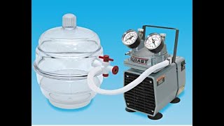 Vacuum Desiccators How to use Working Vacuum Desiccator with Vacuum Pump [upl. by Nnauol]