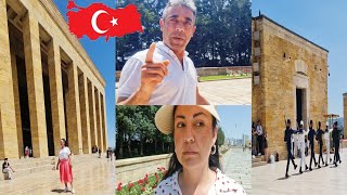 VISITAMOS EL MAUSOLEO DE ATATÜRK ANITKABİR ANKARA Sulem y Olcay vlog [upl. by Shurlock]