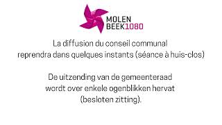 Conseil communal Molenbeek 24012024 Live Streaming van de gemeenteraad [upl. by Proud]