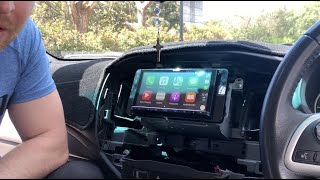 How To Install A Stereo in Mitsubishi Triton MQ Stereo Upgrade for MQ Triton 2015 to 2018 [upl. by Nylynnej]