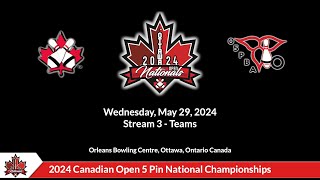 2024 C5PBA Open Nationals  Wed  Teams  Stream3 Part2 [upl. by Trixi361]