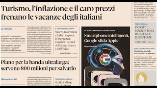 RASSEGNA STAMPA 13 AGOSTO 2024 QUOTIDIANI NAZIONALI ITALIANI PRIME PAGINE DEI GIORNALI DI OGGI [upl. by Ainollopa56]