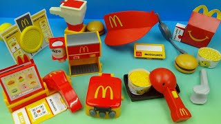 2023 McDONALDS DRIVETHRU HAPPY MEAL PLAY SET of 8 VIDEO REVIEW [upl. by Nauwtna]