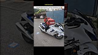 Rich Zomato food delivery Scam on Hayabusa superbike shorts bike rider zomato hayabusa swiggy [upl. by Naraa]