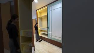 Big size 🥵sliding wardrobe design ideas woodworking bedroom bedroomdesign furniture videos [upl. by Lund599]