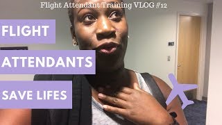 Flight Attendant Training  VLOG 12 [upl. by Sinnek]