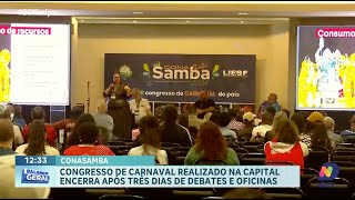 Conasamba congresso de samba e carnaval conclui três dias de debates em Florianópolis [upl. by Carny]