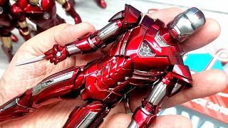 ZD Toys Iron Man Mark 33 Silver Centurion 110 scale action figure Marvel Unboxing and review [upl. by Ojeitak]