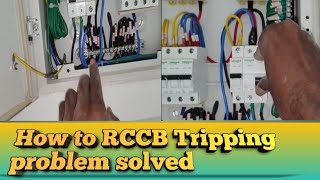 How To RCCB Tripping problem solved [upl. by Ellecrad]