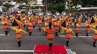 Kyoto Tachibana High School band  Marching Carnival in Beppu 2023 Opening performance [upl. by Notxed892]