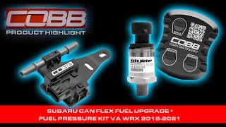 COBB Tuning  Product Highlight  CAN Flex Fuel  Fuel Pressure Sensor Kit for VA WRX [upl. by Pike]