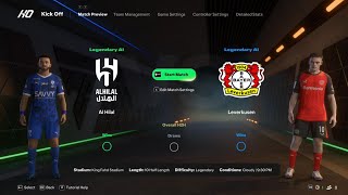 AlHilal vs Bayer Leverkusen  EA FC 25  Gameplay Simulation 4K [upl. by Beker594]