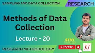 Methods of Data Collection  Primary vs Secondary  Research Methodology  L  20 [upl. by Corly]