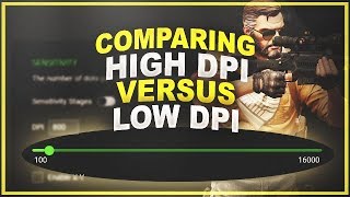 Comparing High DPI vs Low DPI [upl. by Llertniuq]