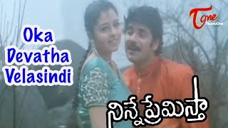 Ninne Premistha  Nagarjuna  Soundarya  Oka Devatha Velasindi [upl. by Eniarral]