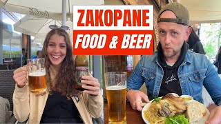 POLISH FOOD amp BEER TOUR Zakopane 2022 🇵🇱 [upl. by Sackville]