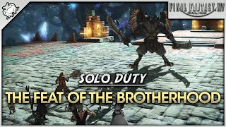 FFXIV  The Feat of the Brotherhood Solo Duty [upl. by Nreval]