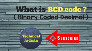 BCD code  Binary Coded Decimal  Decimal vs Binary vs BCD code [upl. by Iphigenia837]