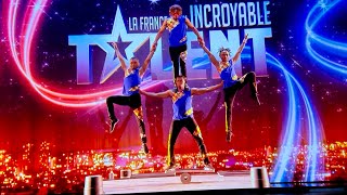 France Incroyable Talent 2024  Hakuna Matata Acrobats choquent le jury [upl. by Wrigley]