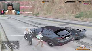 MEU CARRO SAIU VOANDO DO NADA GTA RP FIVEM CORTES DA LIVE RAYAN GAMER GTA RP RYZEN 5 4600G [upl. by Alice]