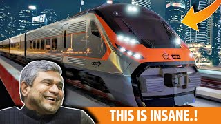 New Design Of Sleeper Vande Bharat Express  Mega Projects Of Indian Railways [upl. by Enieledam]