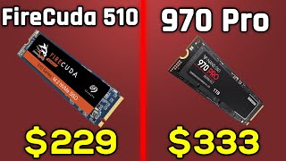 Seagate FireCuda 510 vs Samsung 970 Pro vs 970 EVO Plus vs WD Black SN750 [upl. by Conte]