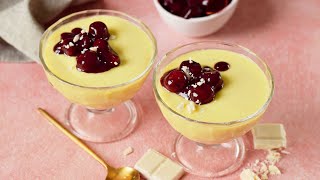 Creamy Vegan VANILLA PUDDING Easy Recipe [upl. by Kreager]