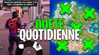 RECRUTER UN PERSONNAGE EMPLACEMENTS QUETE QUOTIDIENNE SAISON 1 FORTNITE 4 [upl. by Dari937]