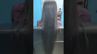 Rebonding hair Dipikakoch28 ashortaday beautyparlour hair hairstyle foryou foryoupage [upl. by Llemmart]