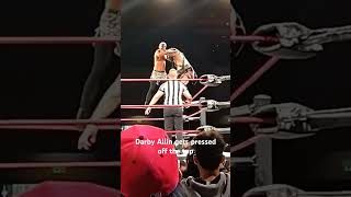 AEW Collision Darby Allin vs El Beast Mortos 72024 [upl. by Nerraf]